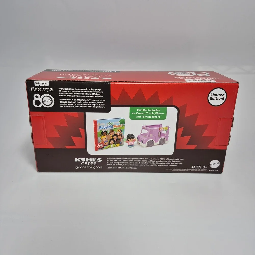 Fisher-Price Little People Our Beautiful World Book Purple Ice Cream Truck Kohls